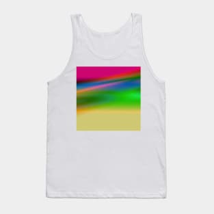 PINK GREEN ORANGE TEXTURE ART Tank Top